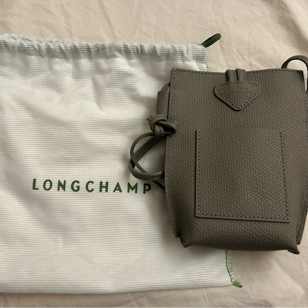 Longchamp Leather Shoulder Phone Bag